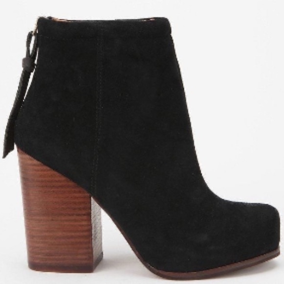 Jeffrey Campbell Rumble Booties Suede Black - Picture 4 of 4